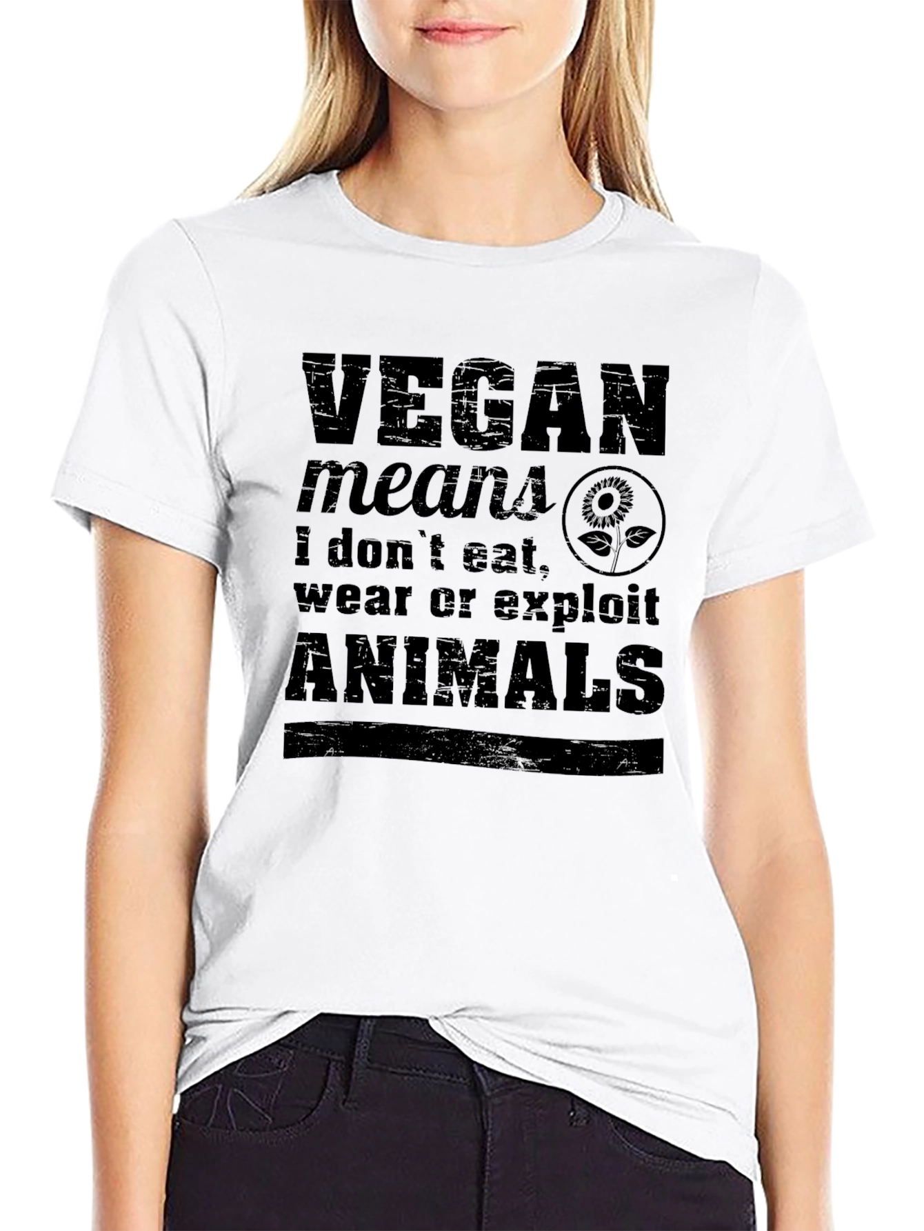 Vegan Statement Graphic T-Shirt