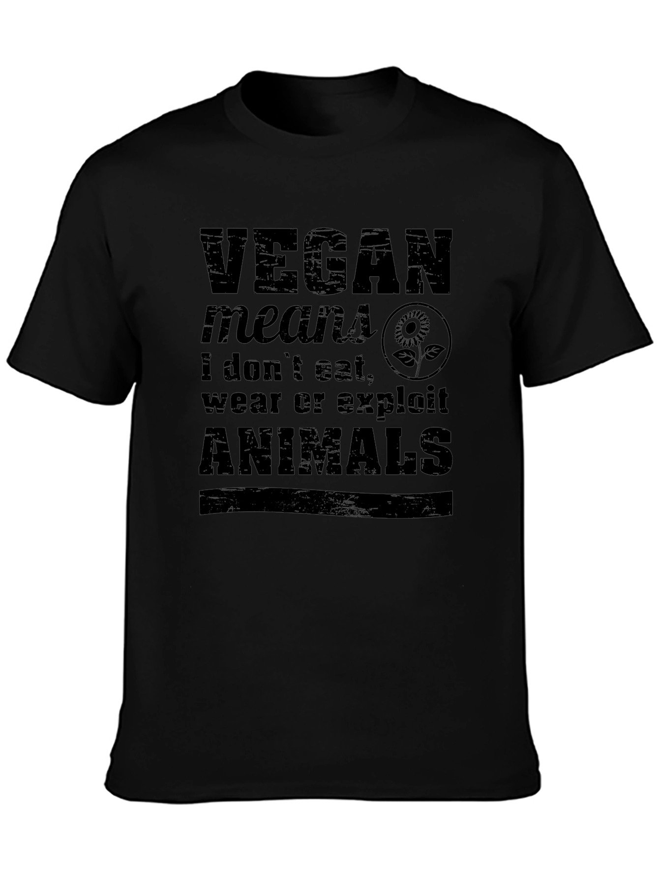 Vegan Statement Graphic T-Shirt