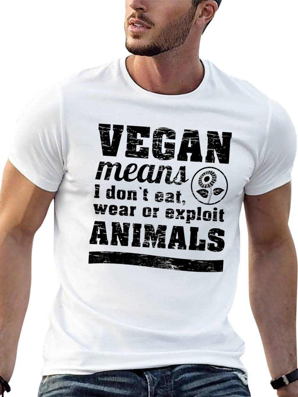 Vegan Statement Graphic T-Shirt