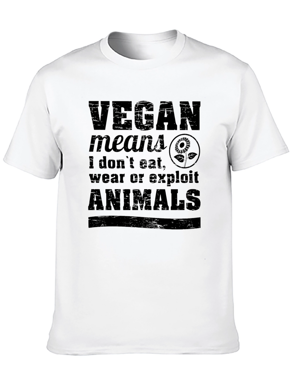 Vegan Statement Graphic T-Shirt