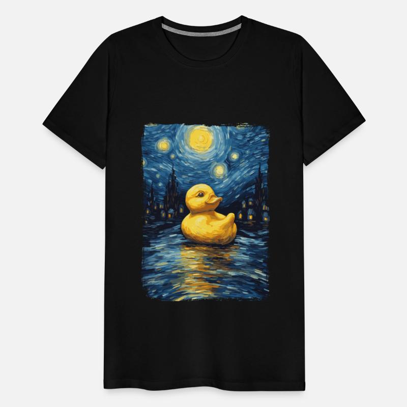 Starry Night Rubber Duck