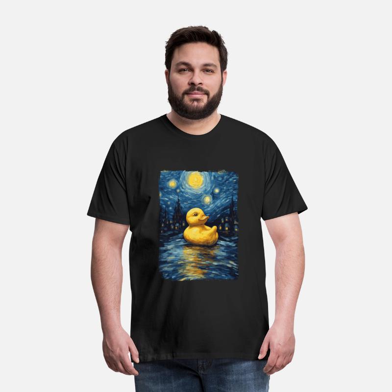 Starry Night Rubber Duck