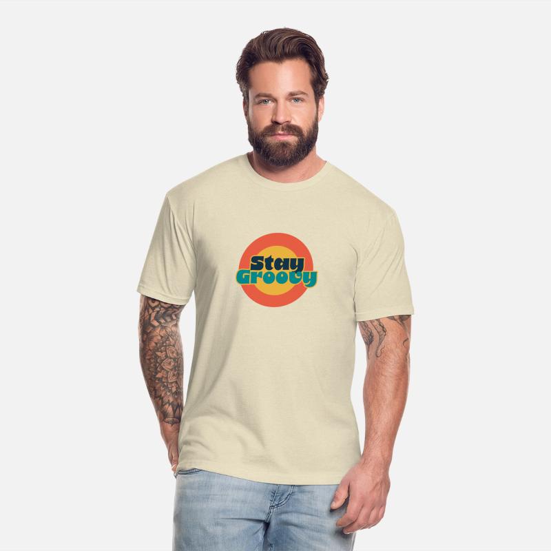 Stay groovy, graphic with vintage style or retro,