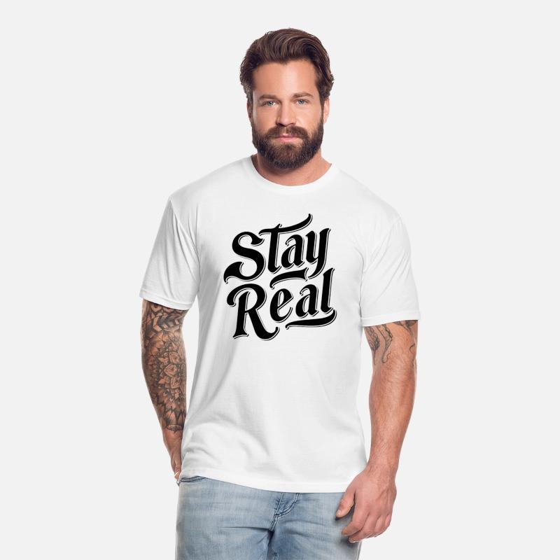 Stay Real Typography Design