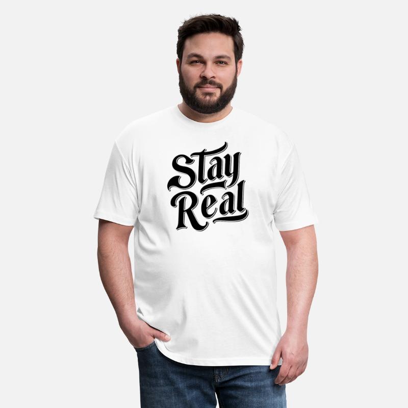 Stay Real Typography Design
