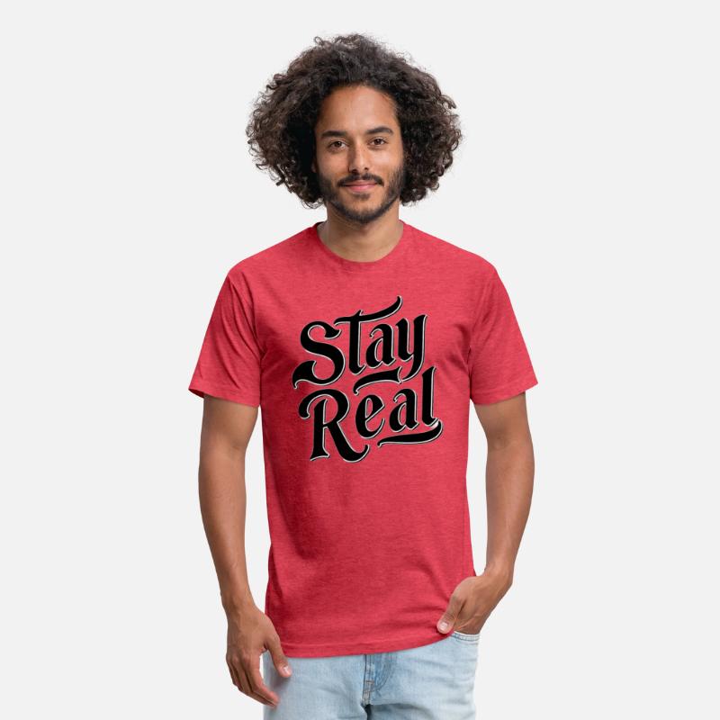 Stay Real Typography Design