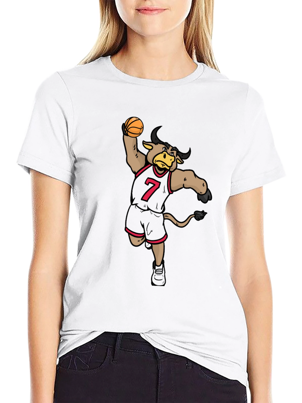 Bull Basketball Player T-Shirt