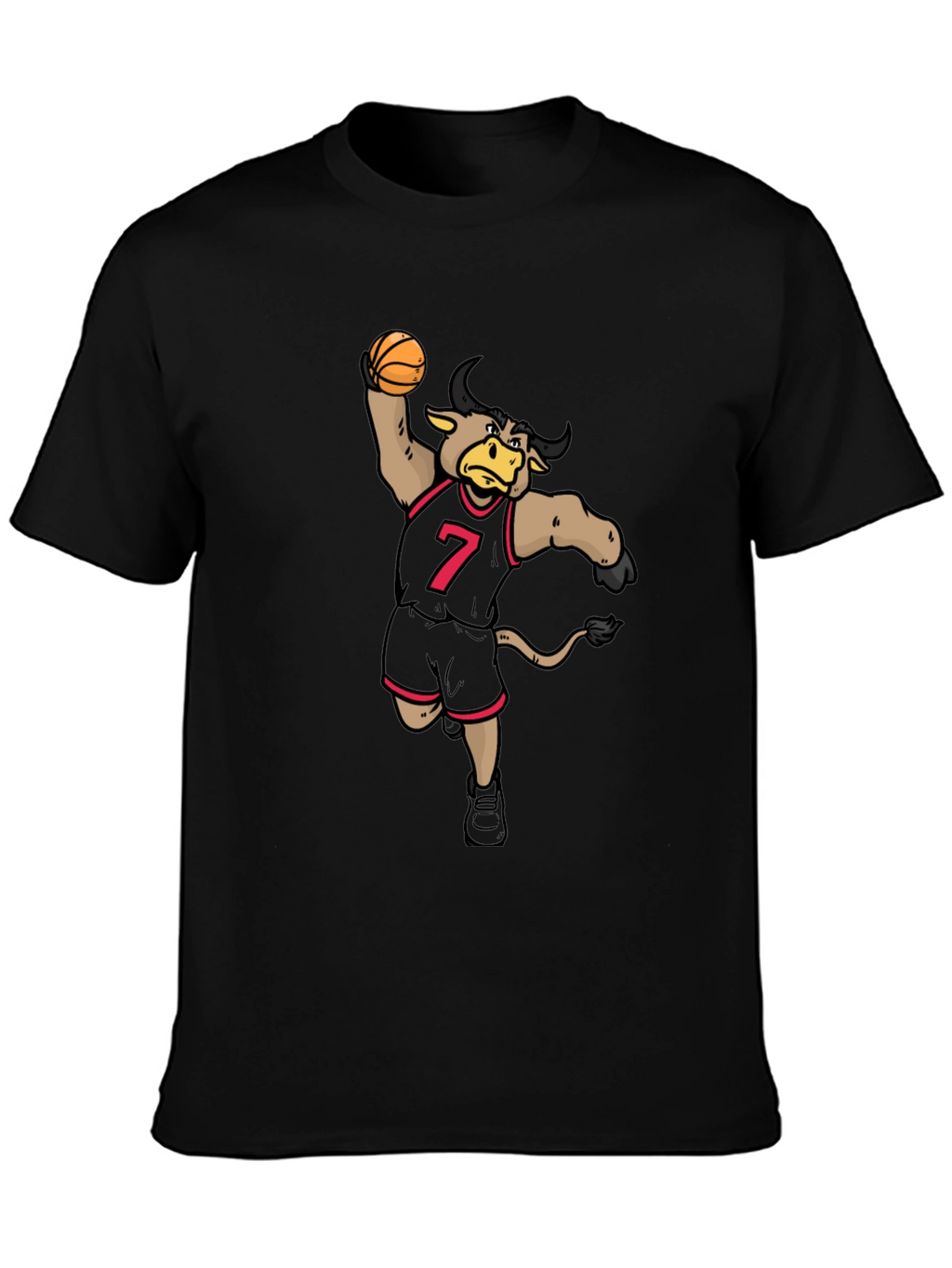 Bull Basketball Player T-Shirt