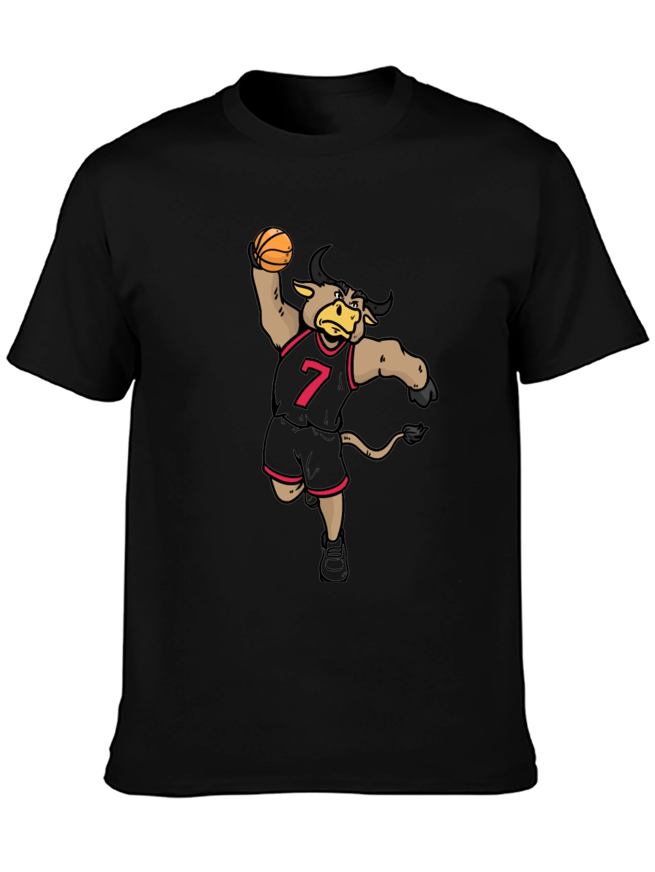 Bull Basketball Player T-Shirt