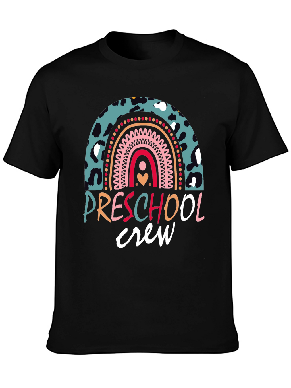 Preschool Crew Rainbow Graphic Tee
