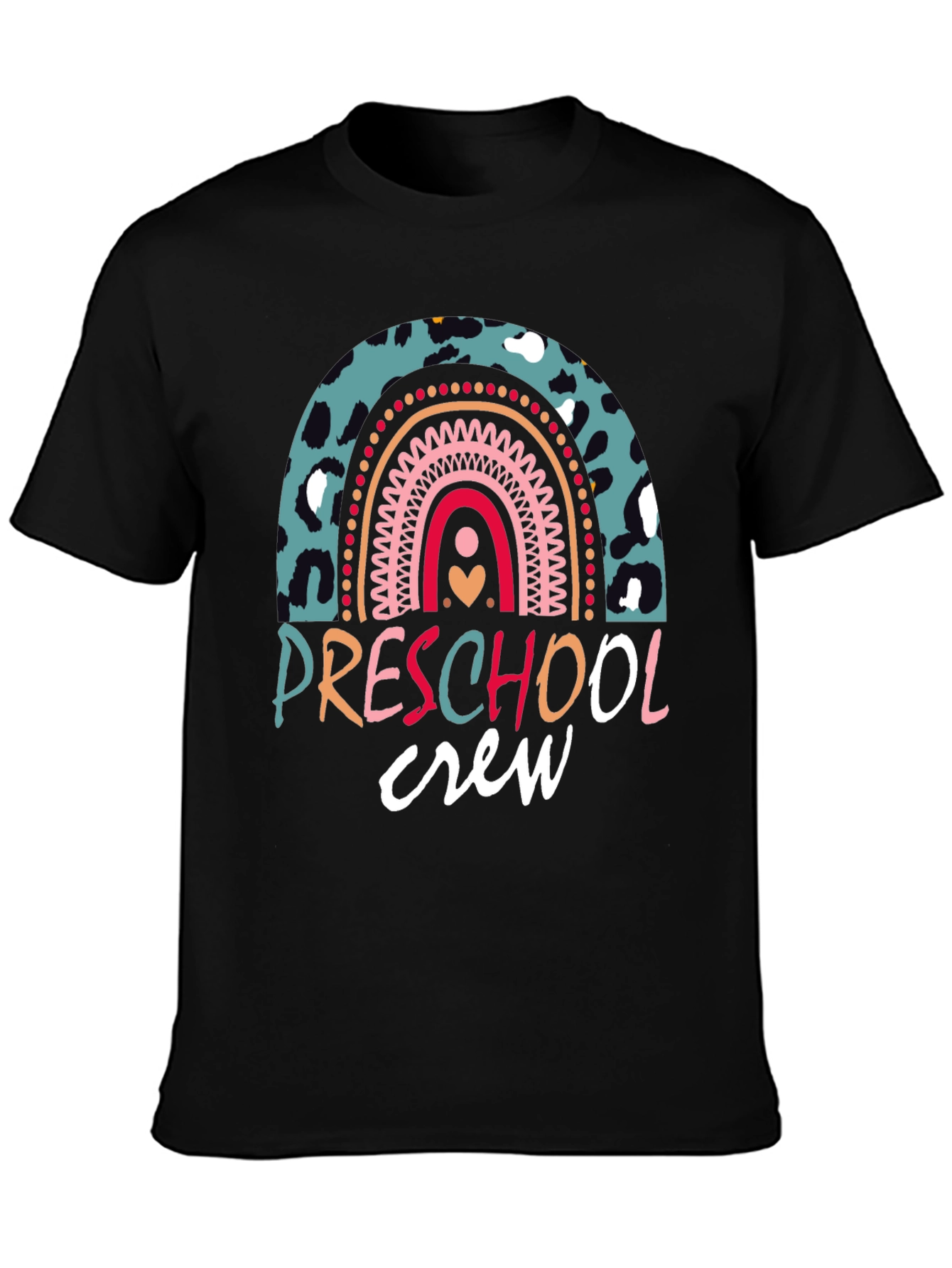 Preschool Crew Rainbow Graphic Tee