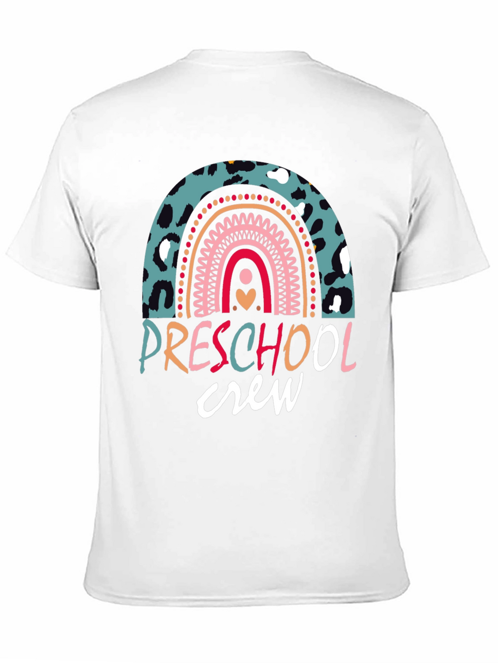 Preschool Crew Rainbow Graphic Tee
