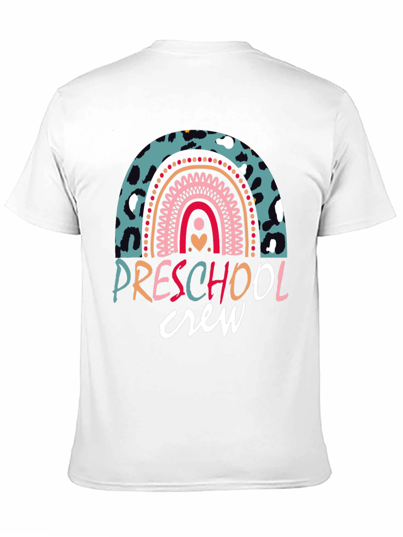 Preschool Crew Rainbow Graphic Tee