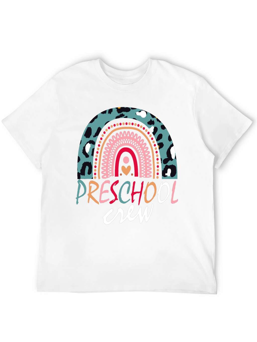 Preschool Crew Rainbow Graphic Tee