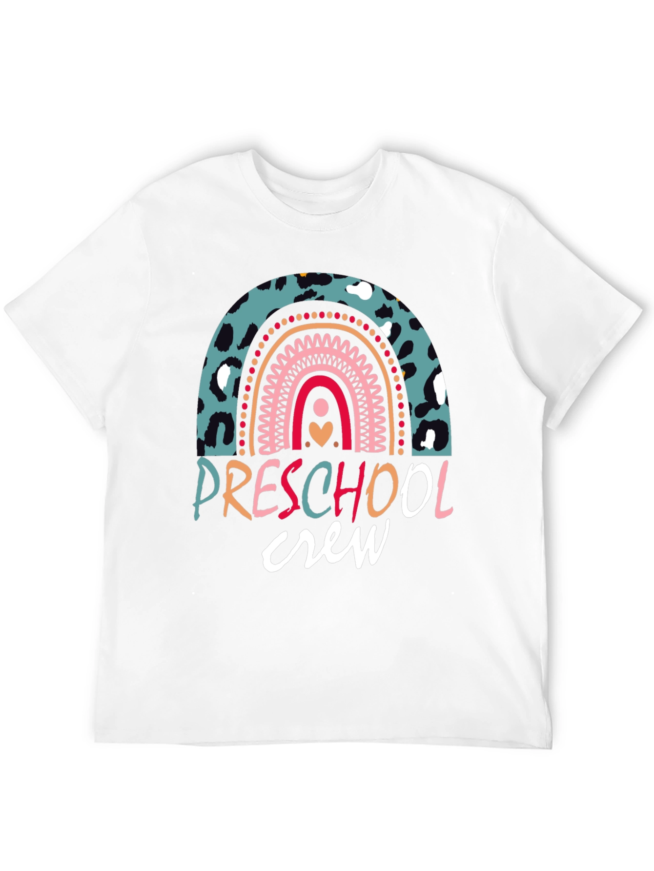Preschool Crew Rainbow Graphic Tee