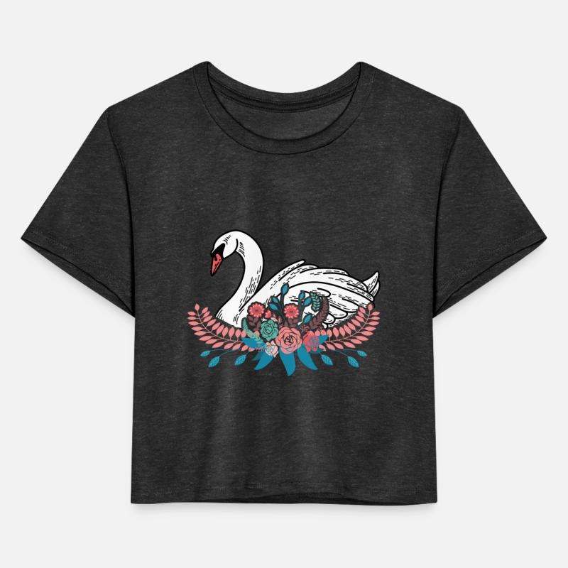 Swan with Flowers Florist Gift