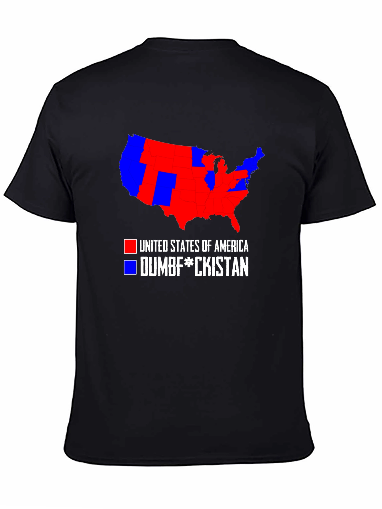 Political Humor T-Shirt: USA Map Tee
