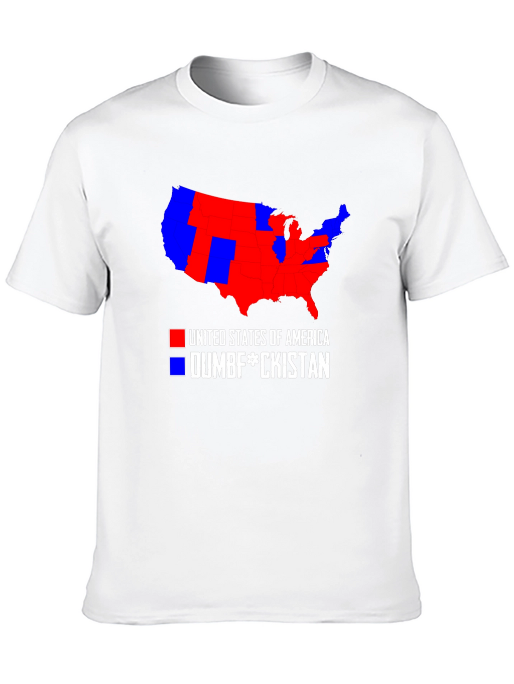 Political Humor T-Shirt: USA Map Tee