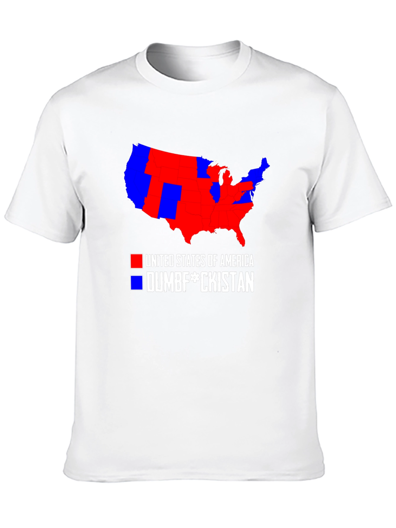 Political Humor T-Shirt: USA Map Tee