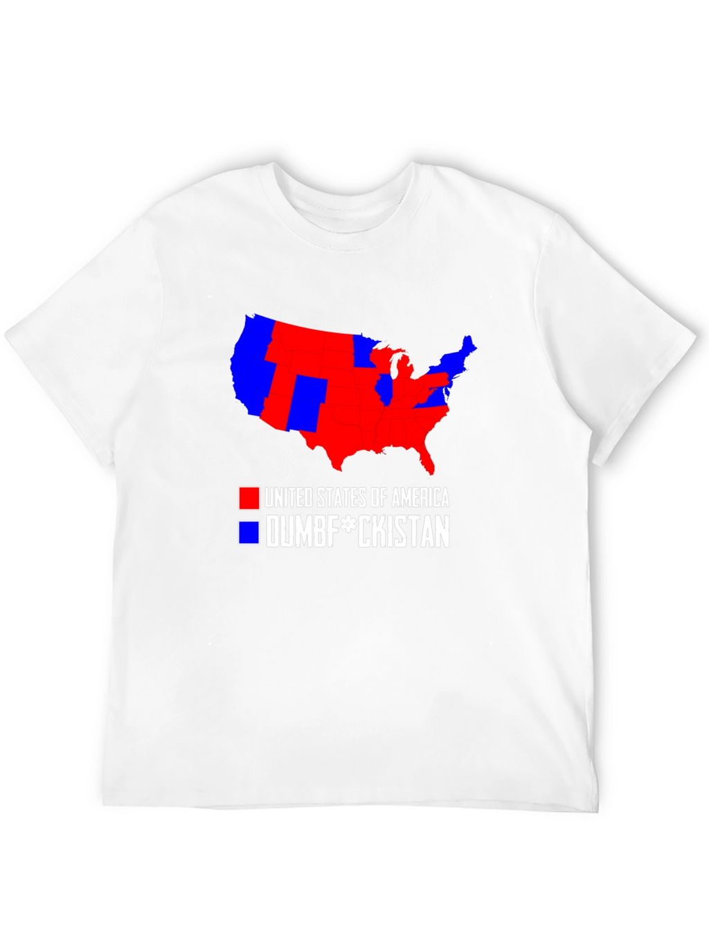 Political Humor T-Shirt: USA Map Tee