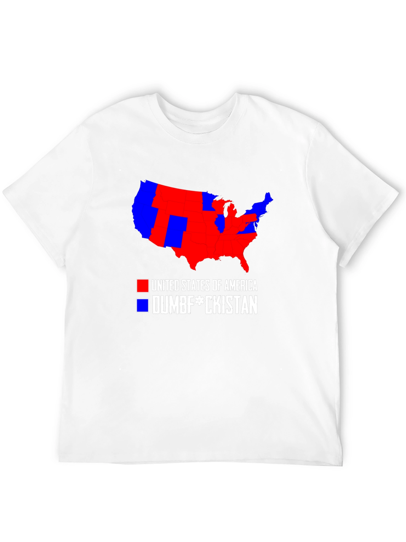 Political Humor T-Shirt: USA Map Tee