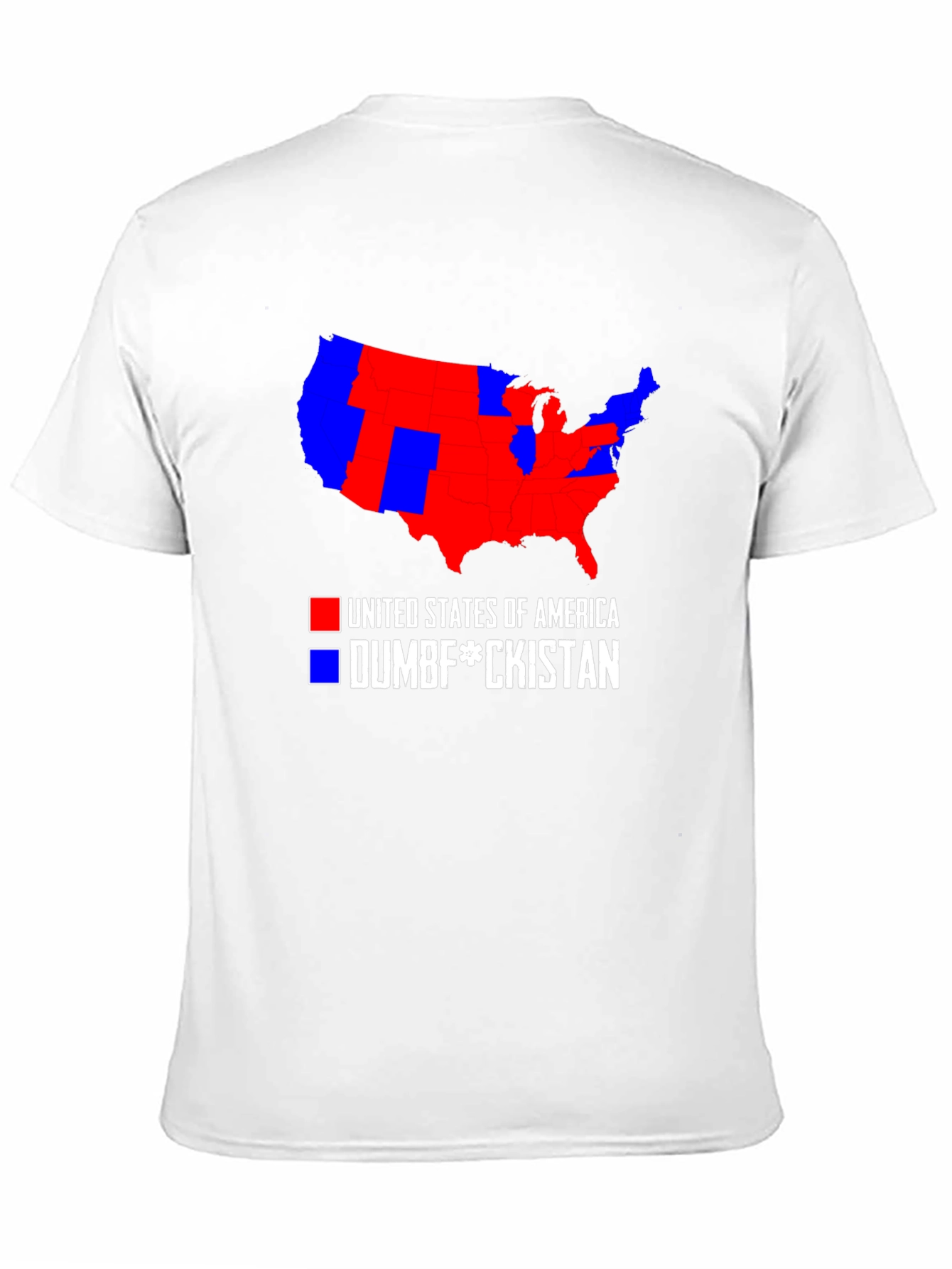Political Humor T-Shirt: USA Map Tee