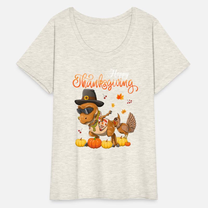 T-Rex Dabbing Dinosaur Rapper Hip Hop Thanksgiving