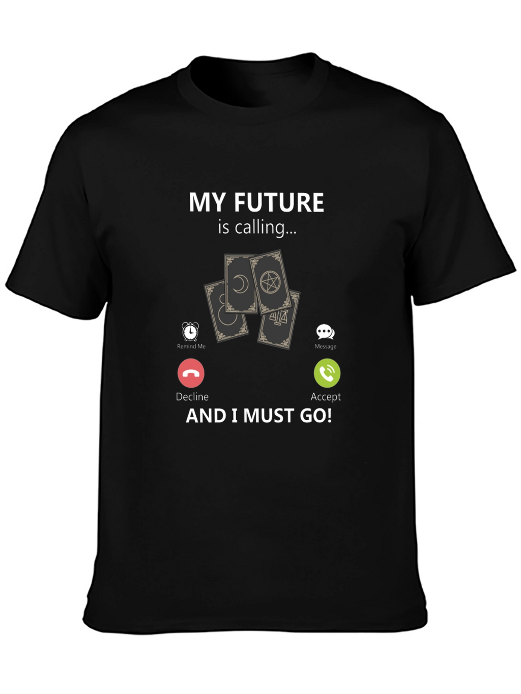 Future Calling T-Shirt: Tarot Card Graphic Tee