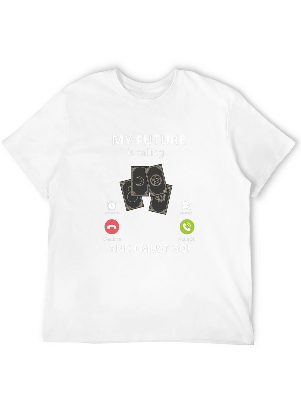 Future Calling T-Shirt: Tarot Card Graphic Tee