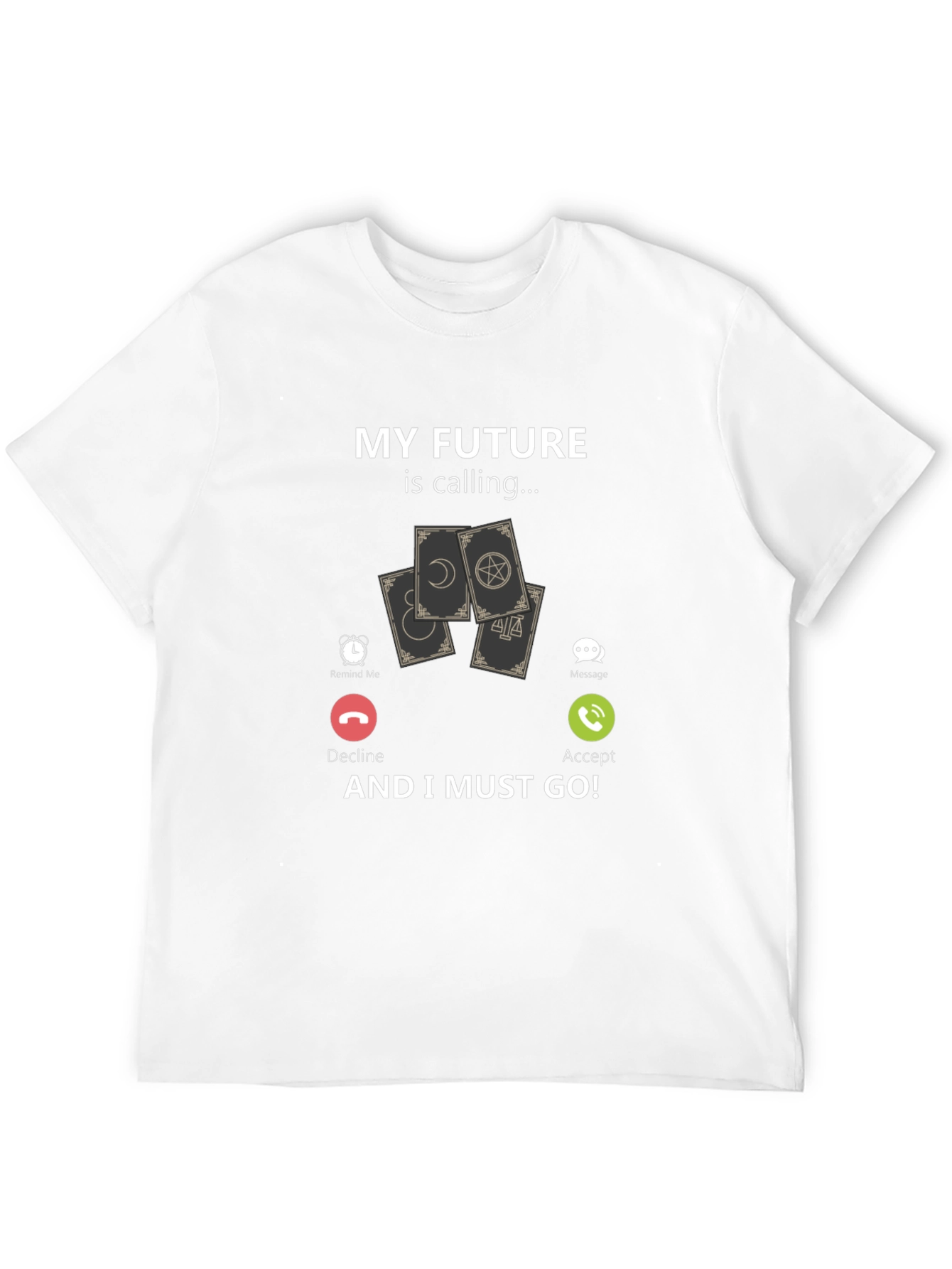 Future Calling T-Shirt: Tarot Card Graphic Tee