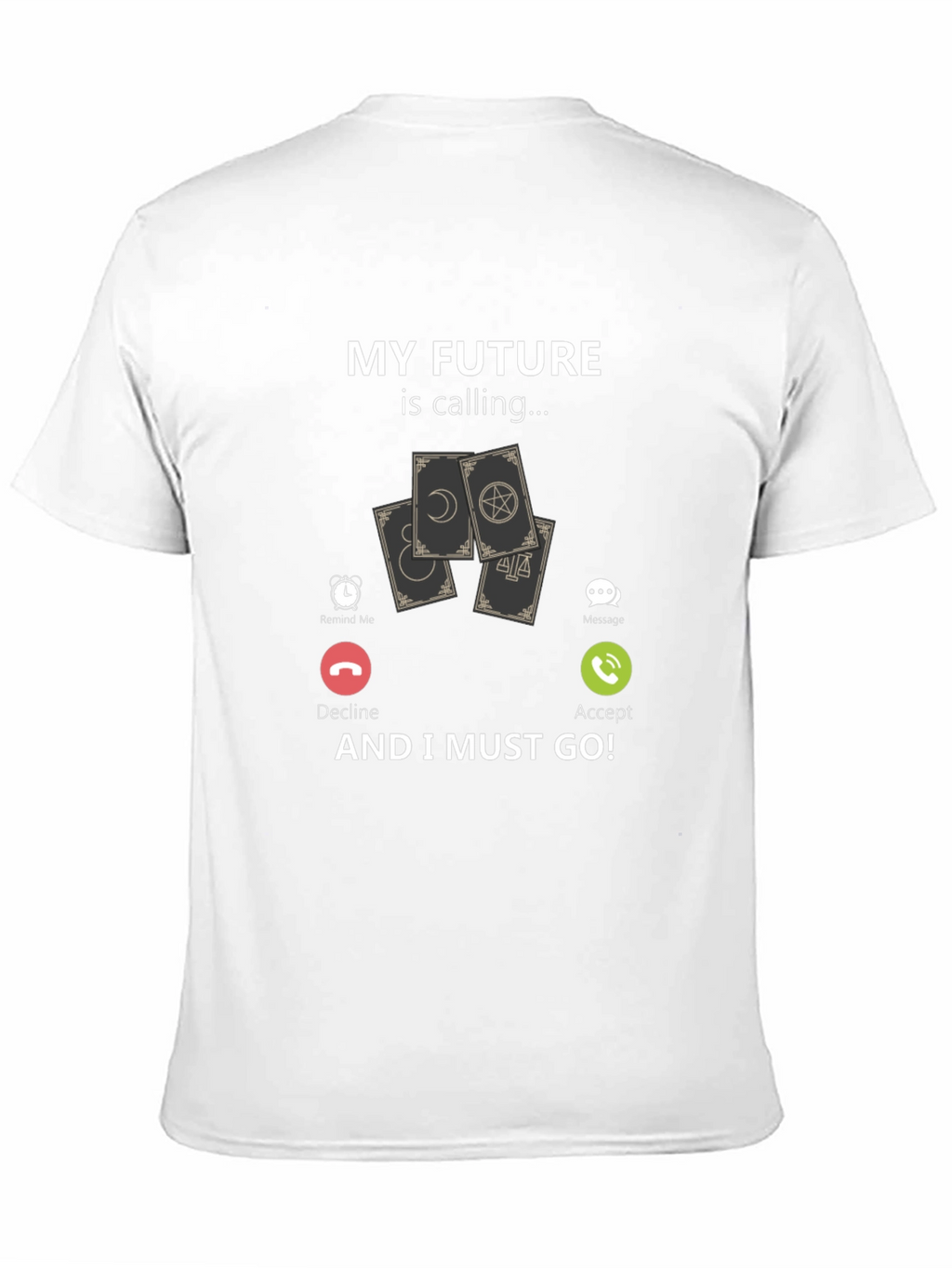 Future Calling T-Shirt: Tarot Card Graphic Tee