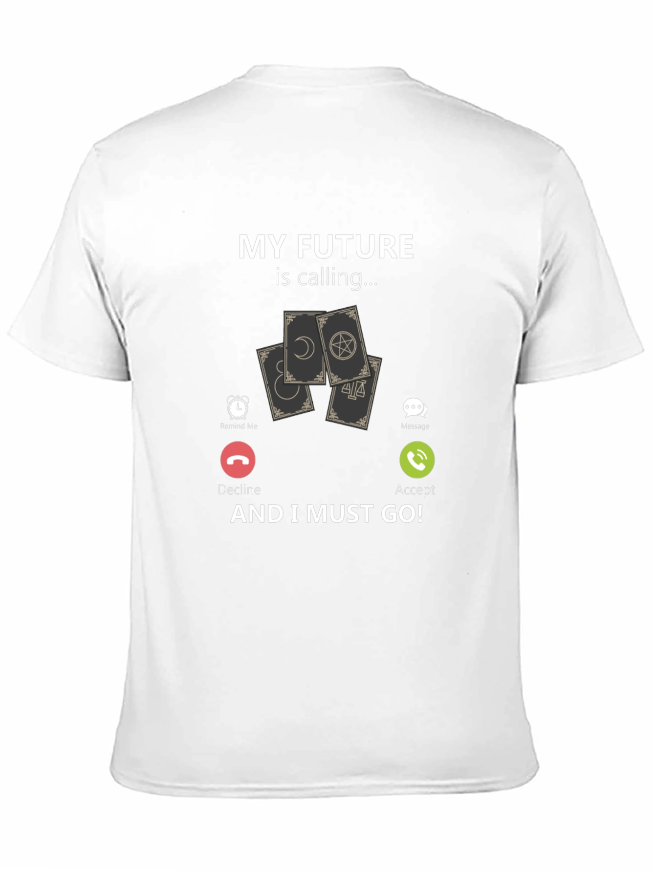 Future Calling T-Shirt: Tarot Card Graphic Tee