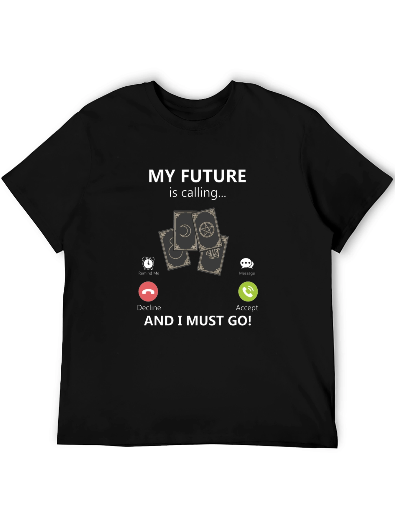 Future Calling T-Shirt: Tarot Card Graphic Tee