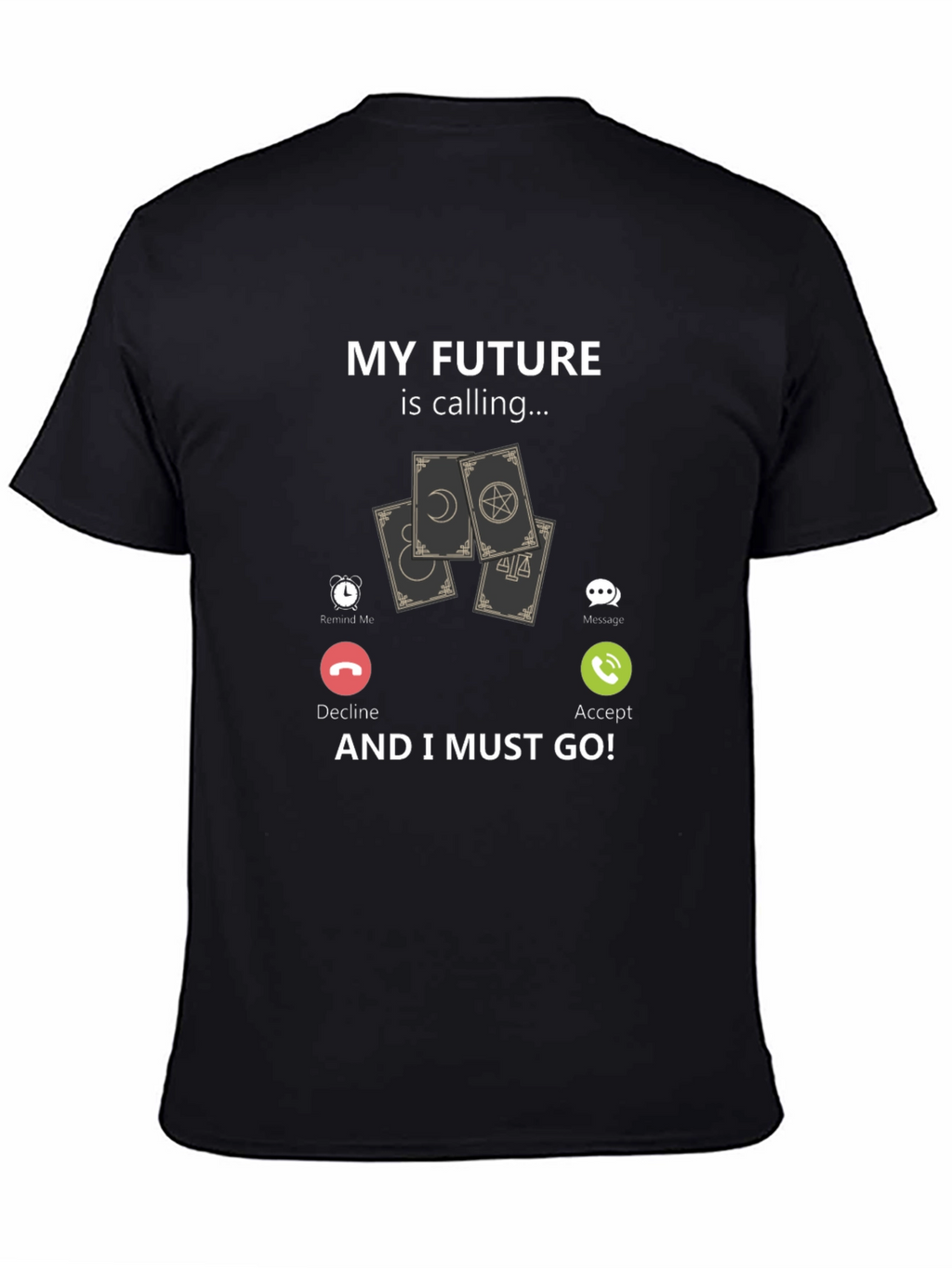 Future Calling T-Shirt: Tarot Card Graphic Tee