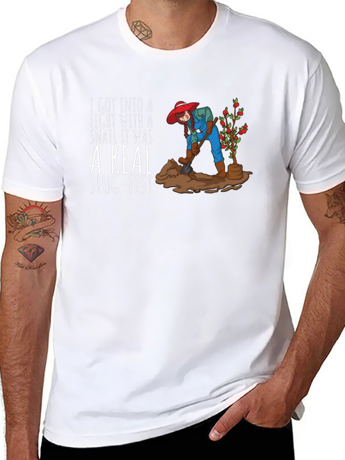 Funny Gardening T-Shirt - Slug Fest Tee