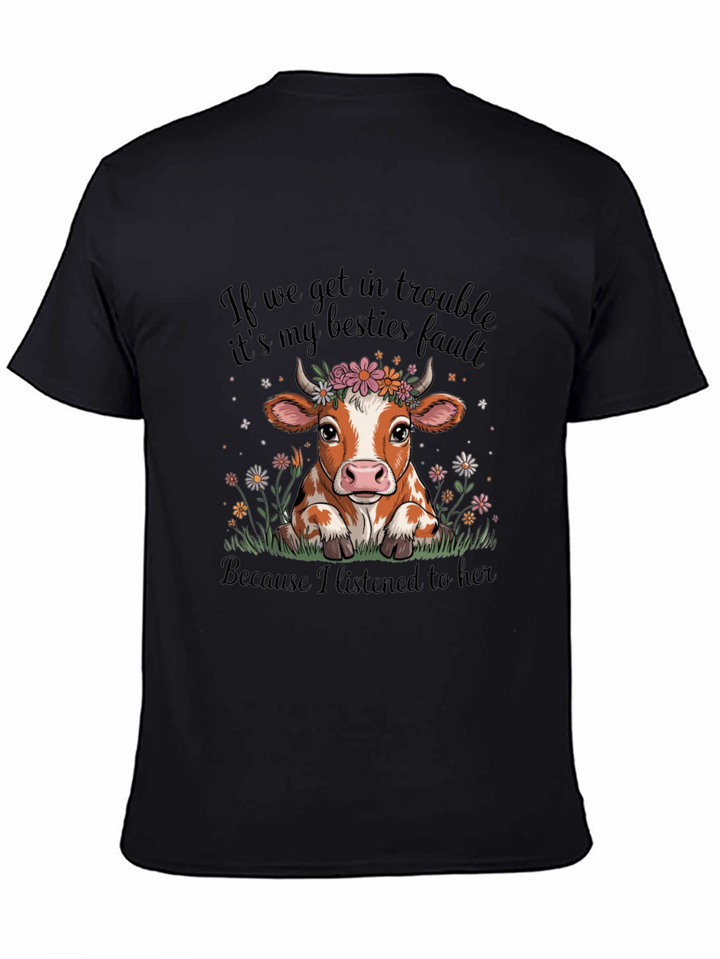 Cow Bestie T-Shirt - Trouble Makers Club