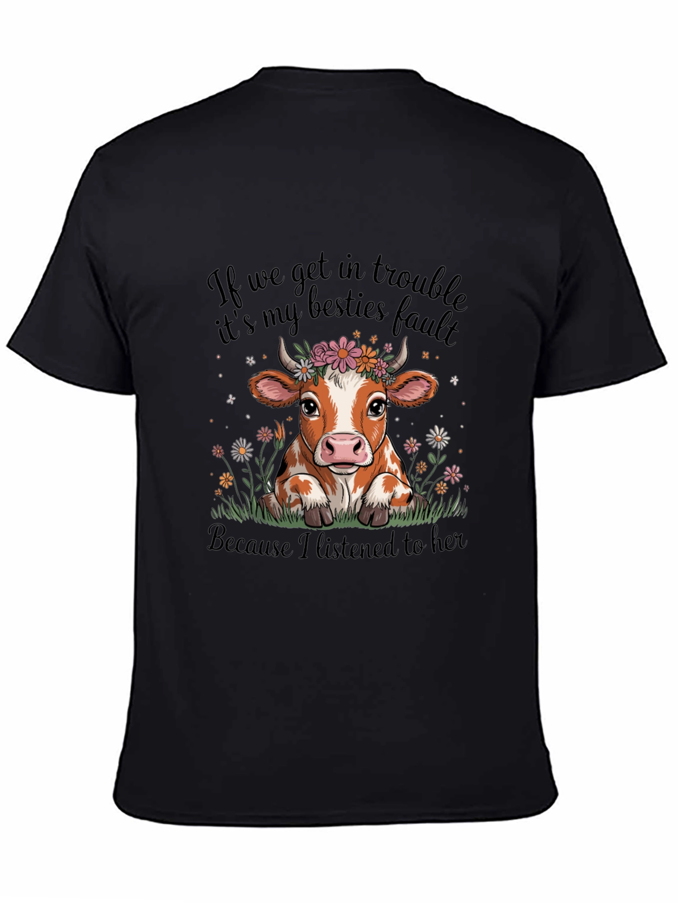 Cow Bestie T-Shirt - Trouble Makers Club