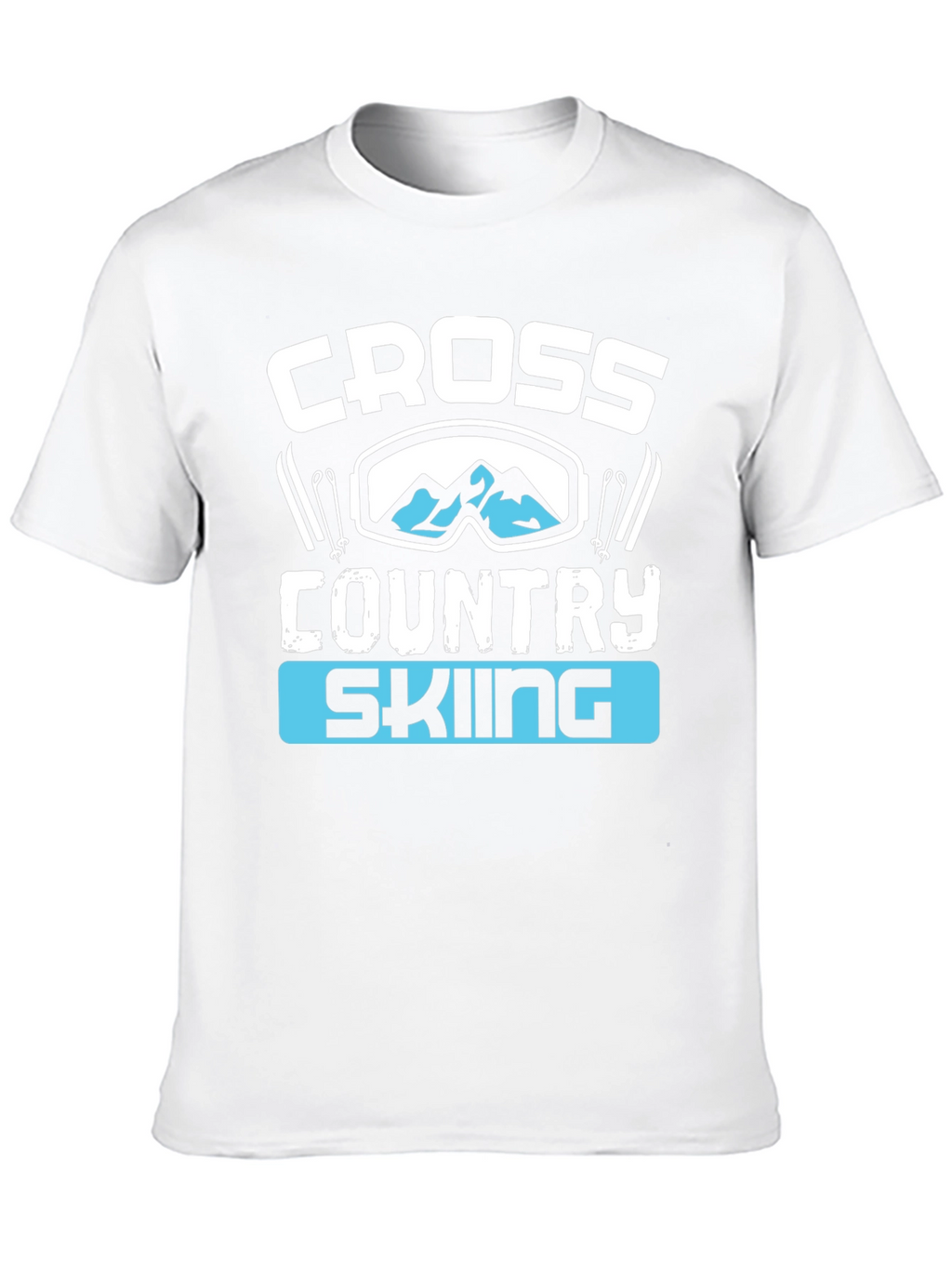 Cross Country Skiing Graphic T-Shirt