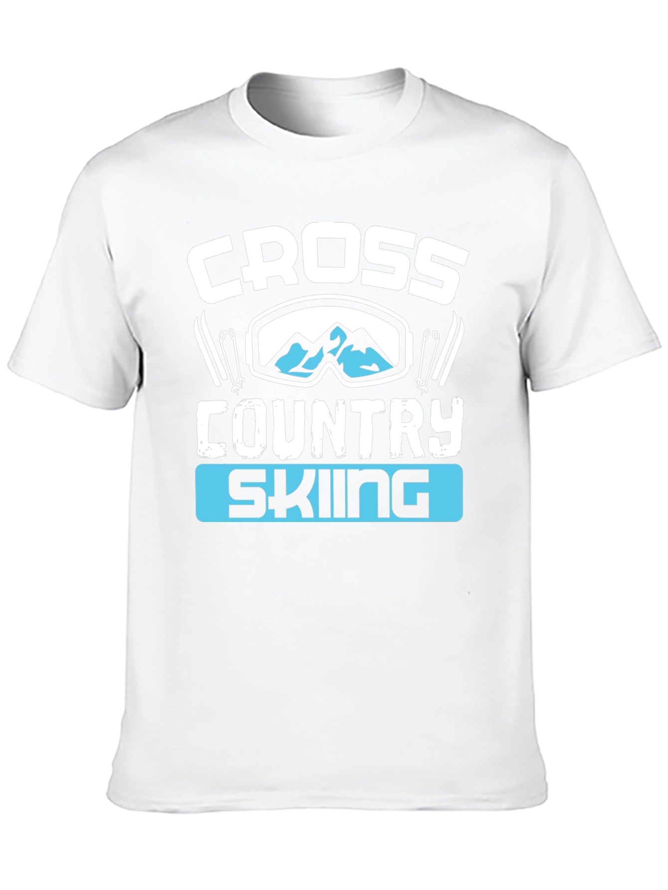 Cross Country Skiing Graphic T-Shirt