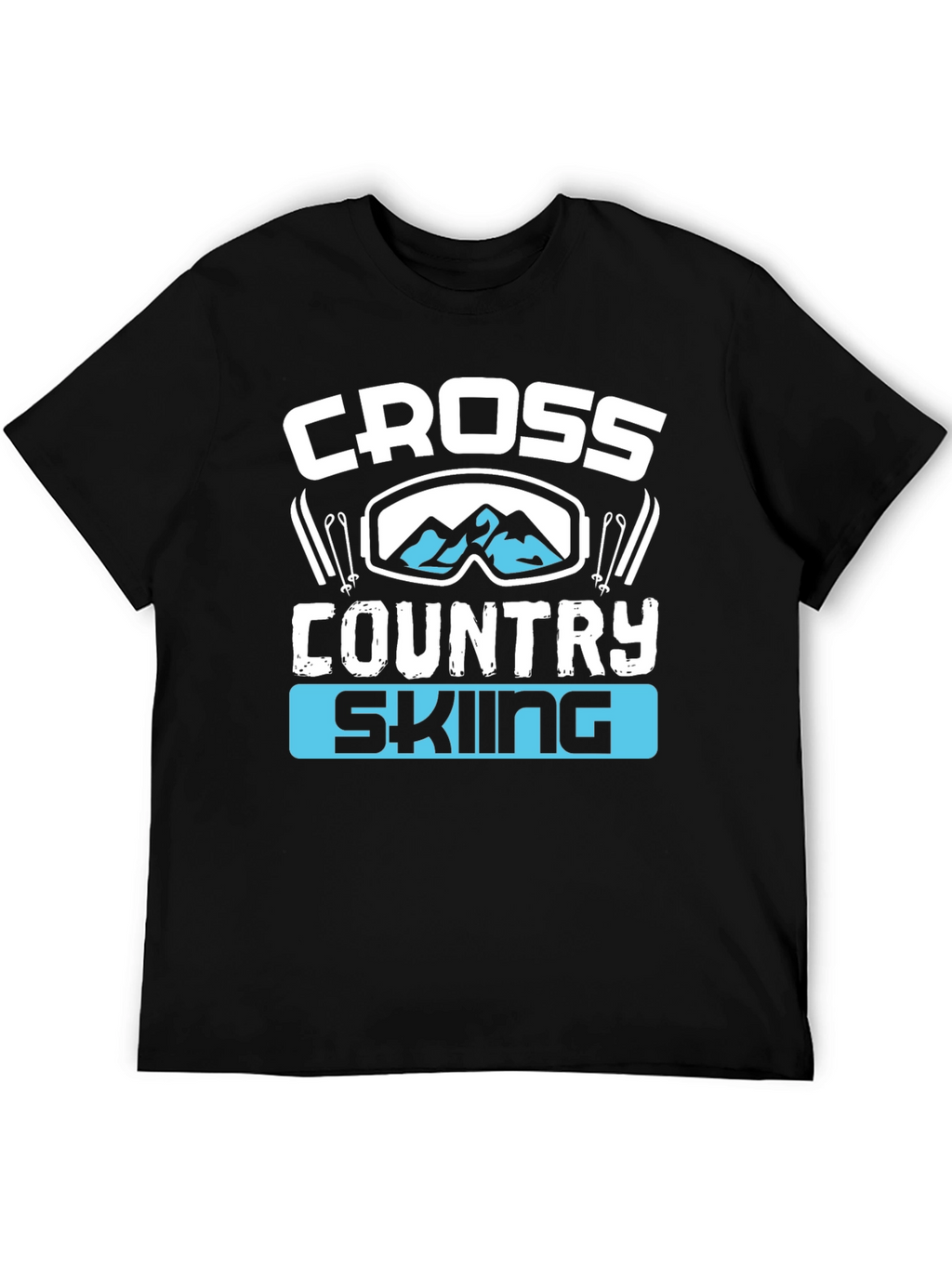 Cross Country Skiing Graphic T-Shirt