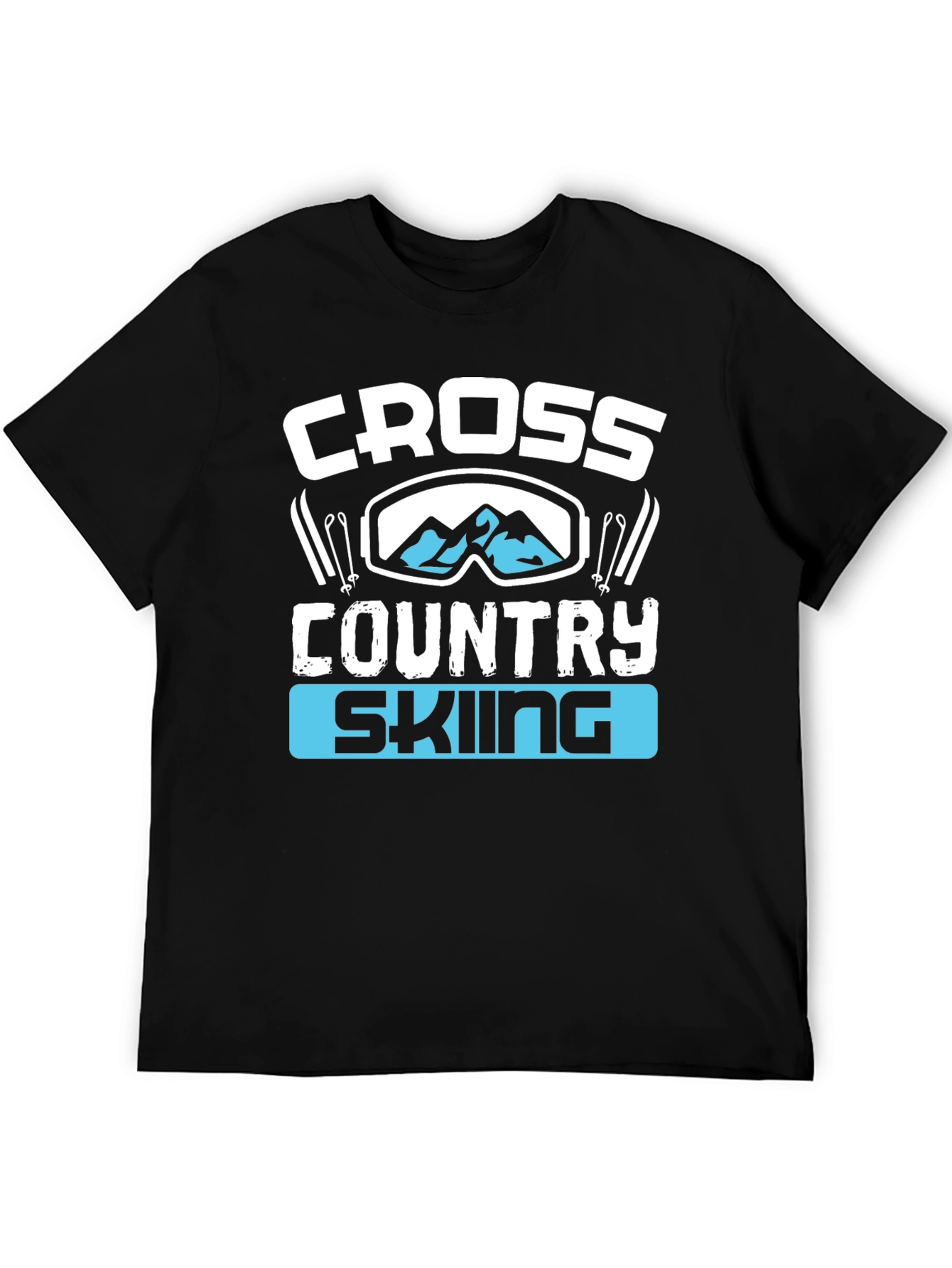 Cross Country Skiing Graphic T-Shirt