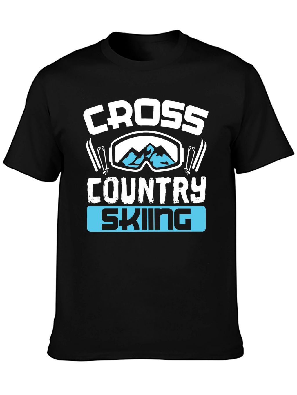 Cross Country Skiing Graphic T-Shirt