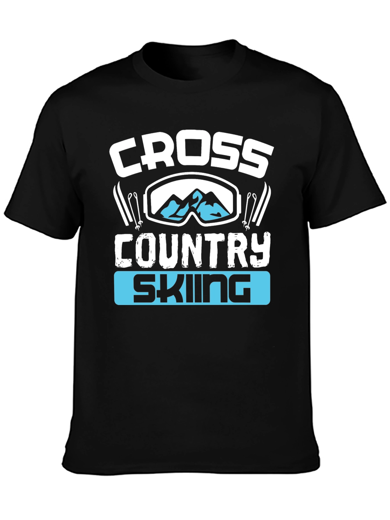 Cross Country Skiing Graphic T-Shirt