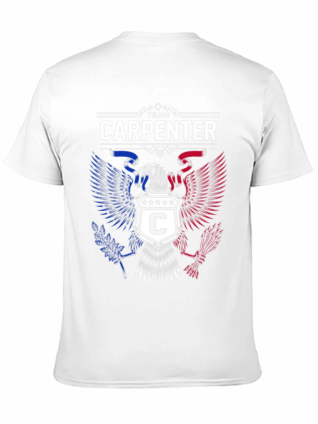 Team Carpenter Eagle Graphic Black T-Shirt
