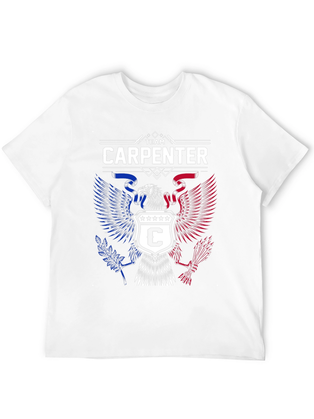 Team Carpenter Eagle Graphic Black T-Shirt