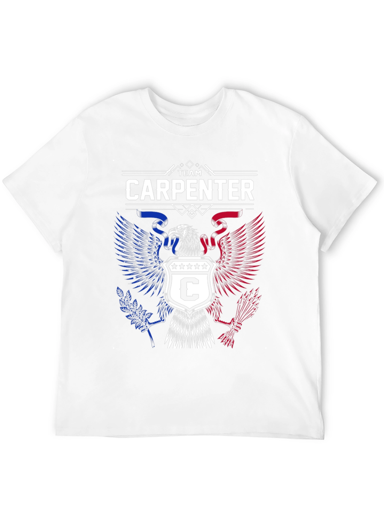 Team Carpenter Eagle Graphic Black T-Shirt