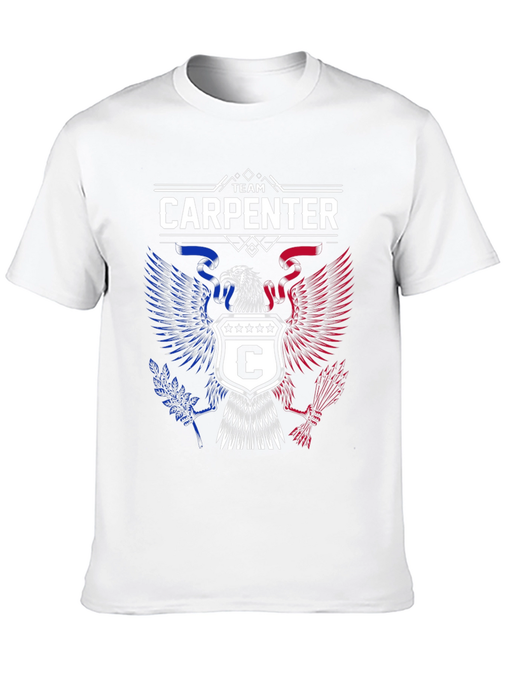 Team Carpenter Eagle Graphic Black T-Shirt