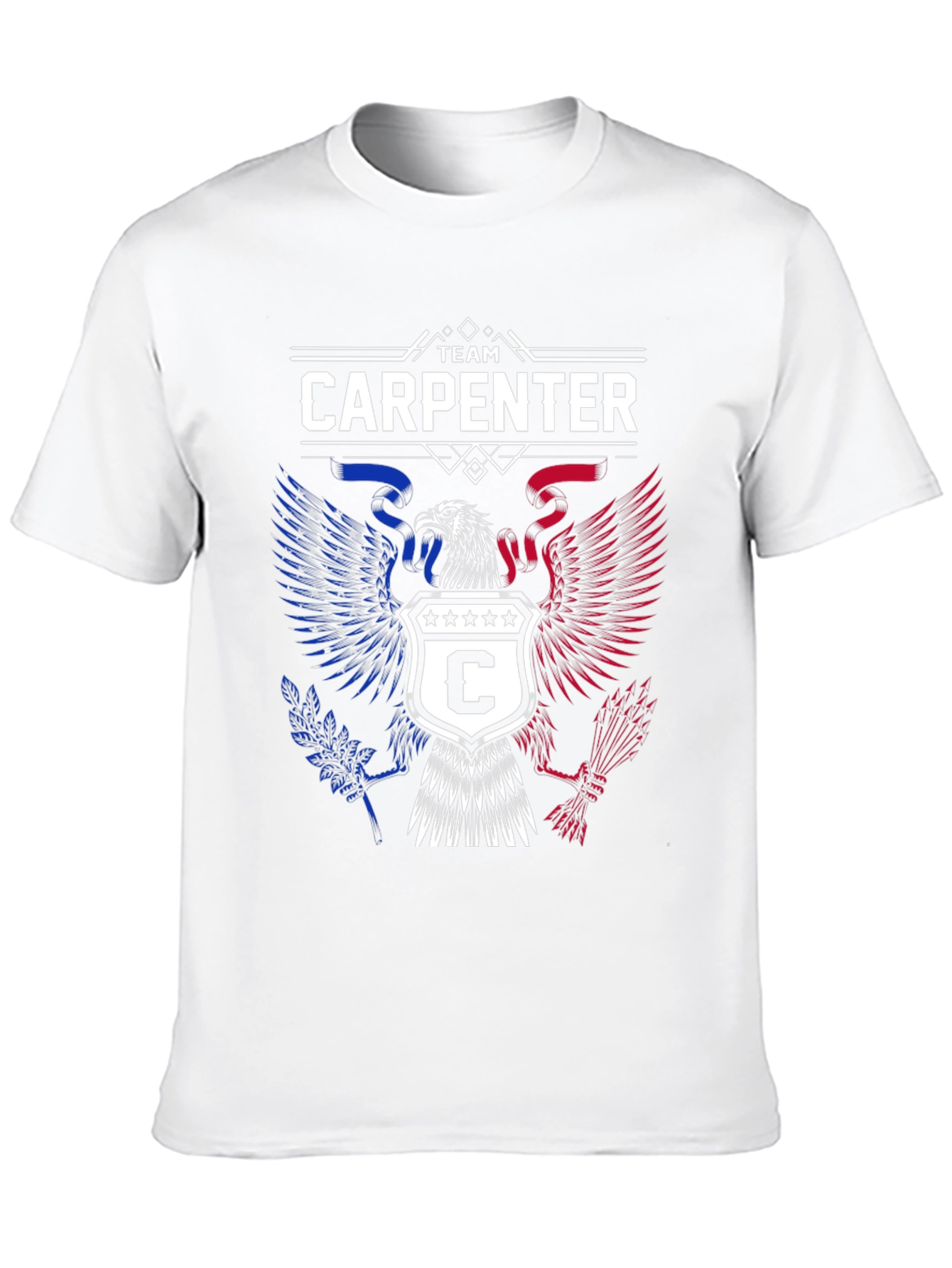 Team Carpenter Eagle Graphic Black T-Shirt