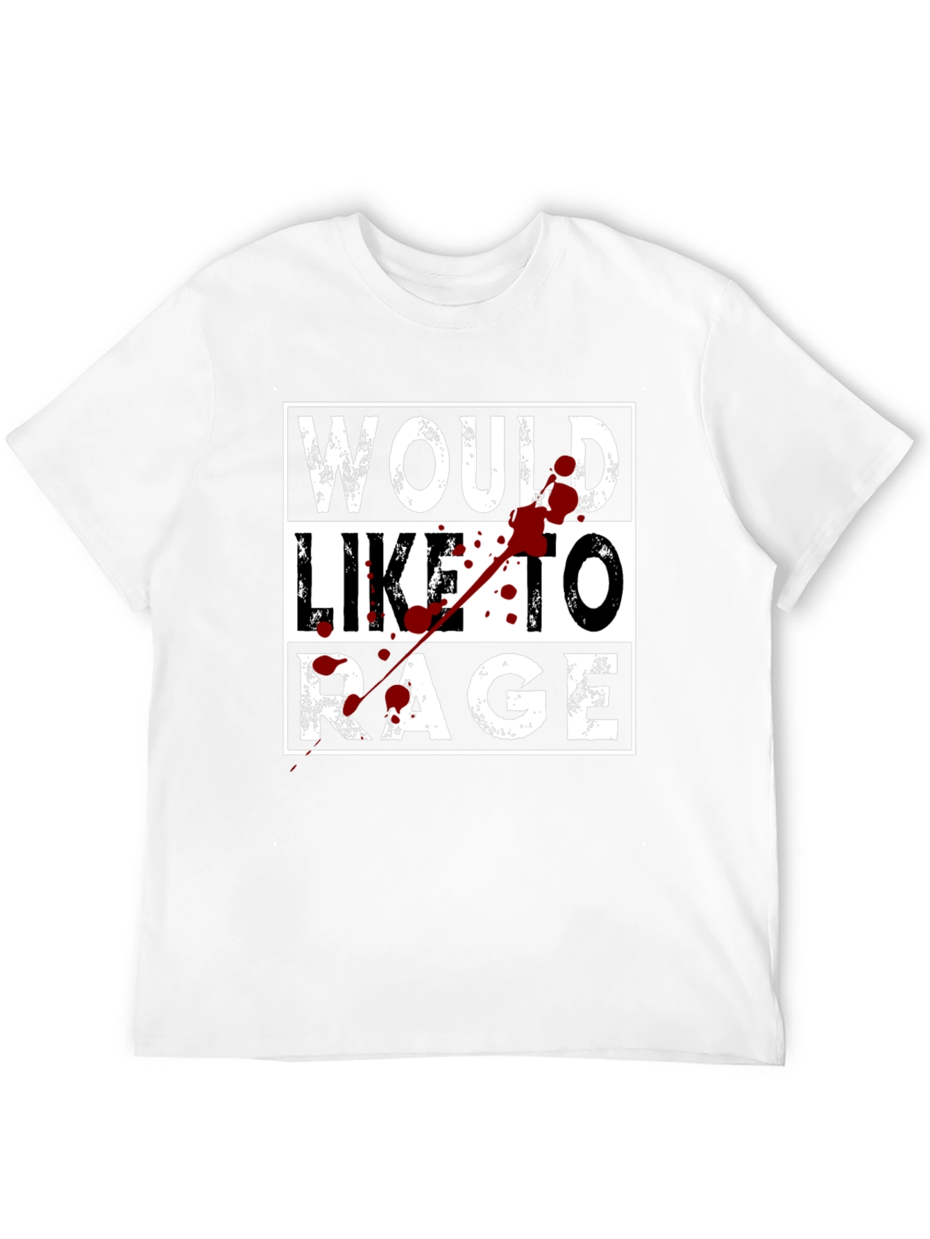 Would Like to Rage Graphic T-Shirt