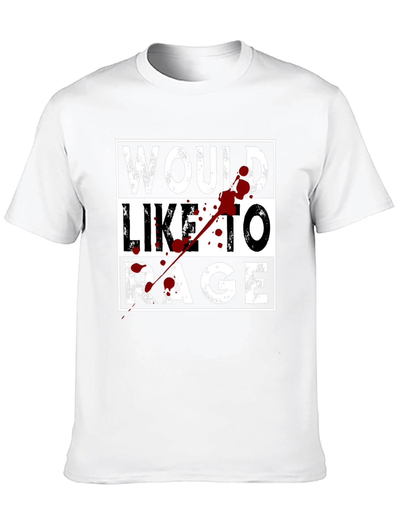 Would Like to Rage Graphic T-Shirt